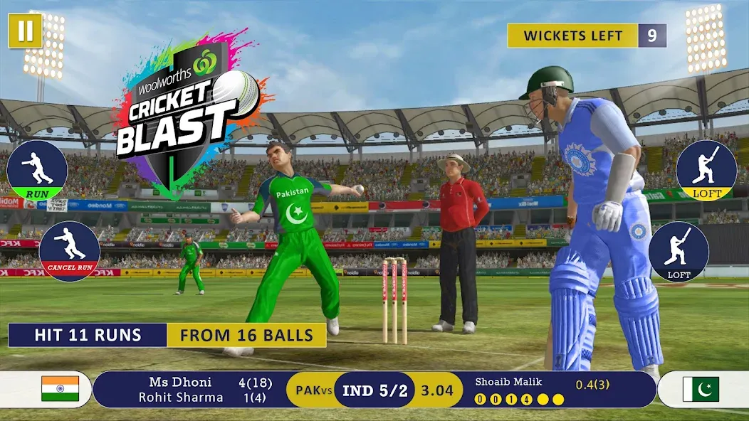 Скачать взломанную World Cricket Games Offline  [МОД Много монет] — стабильная версия apk на Андроид screen 2