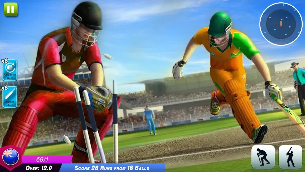 Скачать взломанную World Cricket Games Offline  [МОД Много монет] — стабильная версия apk на Андроид screen 4