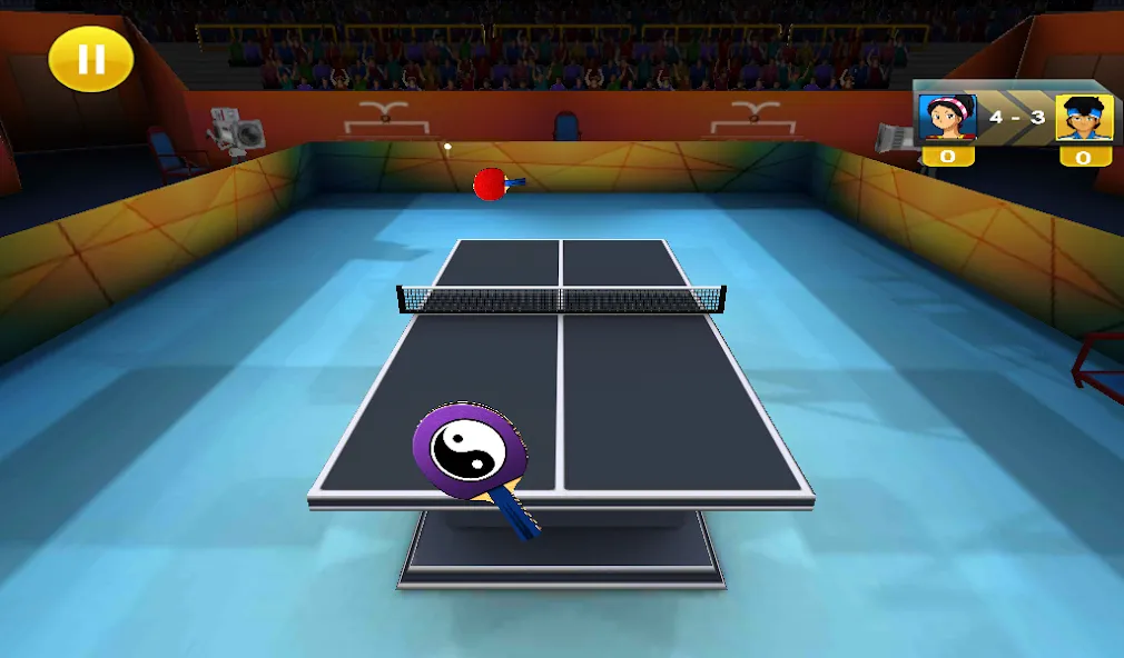 Скачать взлом Ping Pong Stars — Table Tennis (Пингпонг Старс)  [МОД Много монет] — полная версия apk на Андроид screen 1