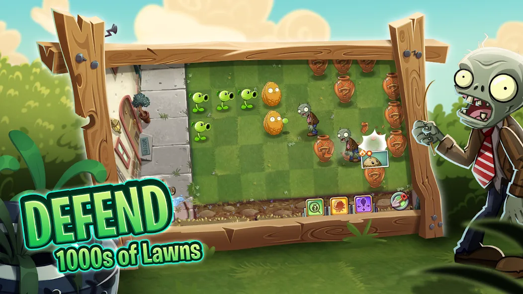 Взломанная Plants vs Zombies™ 2 (Планты против Зомби 2)  [МОД Меню] — стабильная версия apk на Андроид screen 3