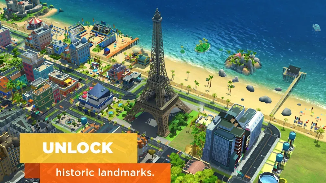 Скачать взлом SimCity BuildIt (СимСити БилдИт)  [МОД Unlocked] — последняя версия apk на Андроид screen 2