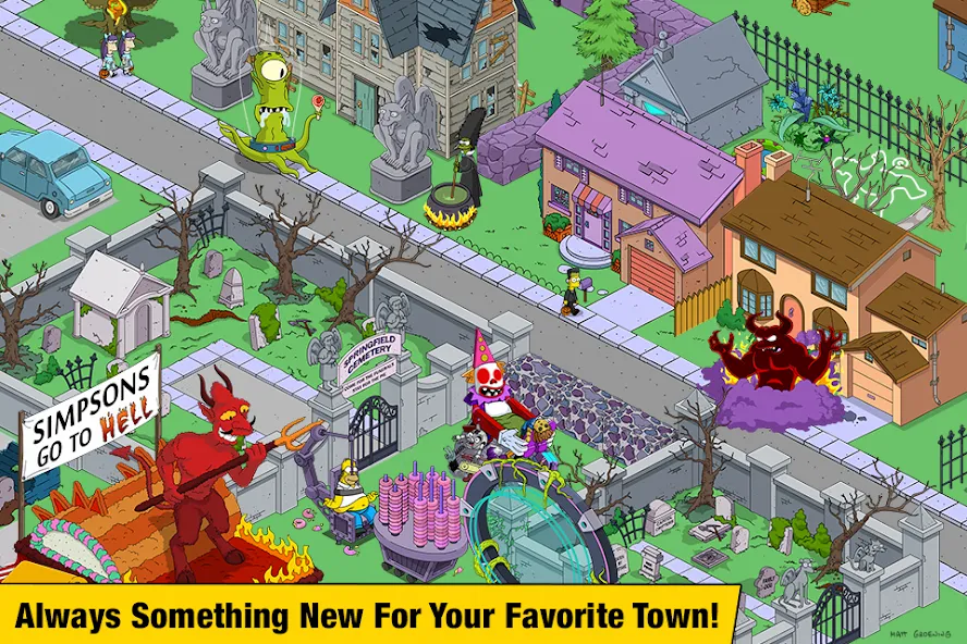 Взломанная The Simpsons™:  Tapped Out (Зе Симпсонс)  [МОД Menu] — последняя версия apk на Андроид screen 4