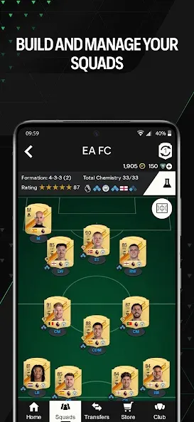 Скачать взлом EA SPORTS FC™ 24 Companion (ИЭ СПОРТС ФИФА 23 Компаньон)  [МОД Бесконечные монеты] — последняя версия apk на Андроид screen 3