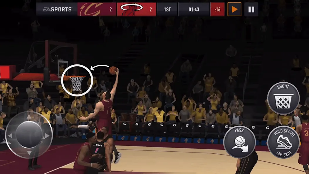 Взломанная NBA LIVE Mobile Basketball (НБА Лайв Мобайл)  [МОД Unlocked] — полная версия apk на Андроид screen 4