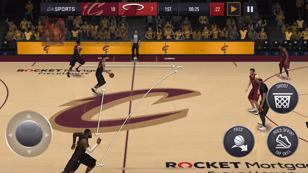 Скачать взлом NBA Live Asia (НБА Лайв)  [МОД Меню] — последняя версия apk на Андроид screen 2