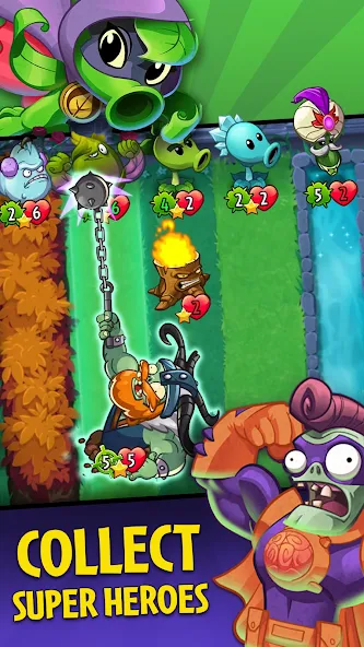 Скачать взлом Plants vs. Zombies™ Heroes  [МОД Много монет] — стабильная версия apk на Андроид screen 1