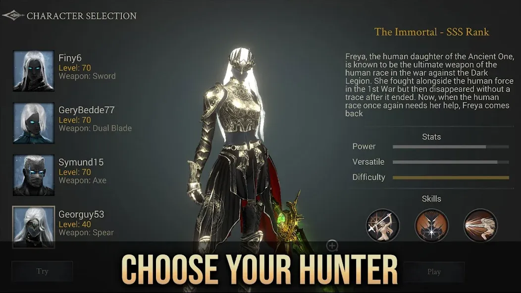 Взломанная Demon Hunter: Premium (Демон Хантер)  [МОД Много денег] — последняя версия apk на Андроид screen 2