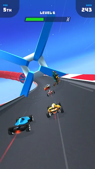 Скачать взломанную Race Master 3D — Car Racing (Рэйс мастер 3Д)  [МОД Mega Pack] — стабильная версия apk на Андроид screen 1