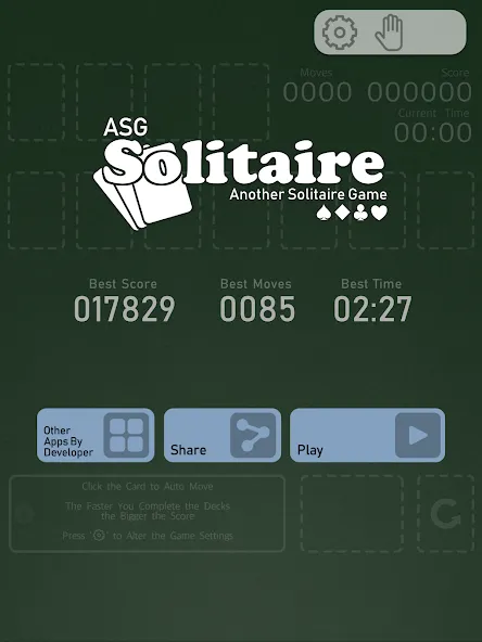 Скачать взлом Solitaire — ASG (Солитр)  [МОД Unlimited Money] — стабильная версия apk на Андроид screen 4