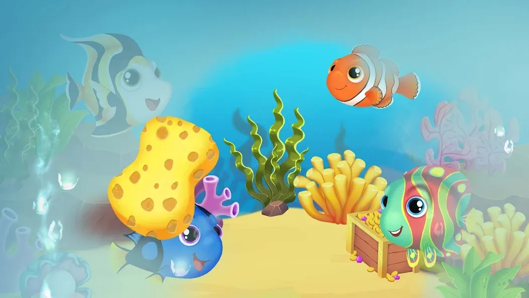 Скачать взлом Baby Aquarium — Fish game  [МОД Меню] — стабильная версия apk на Андроид screen 2