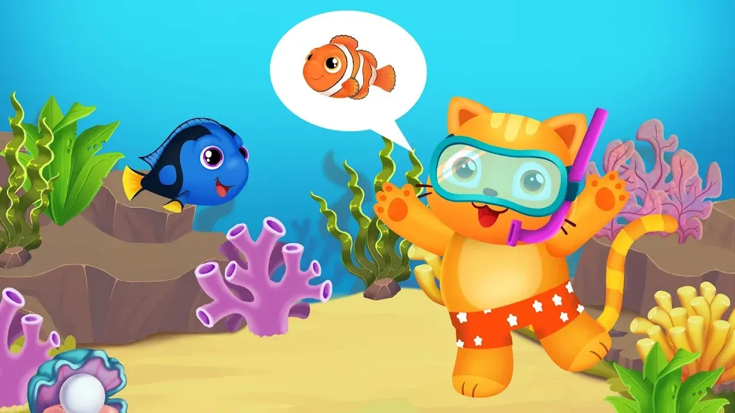 Скачать взлом Baby Aquarium — Fish game  [МОД Меню] — стабильная версия apk на Андроид screen 3