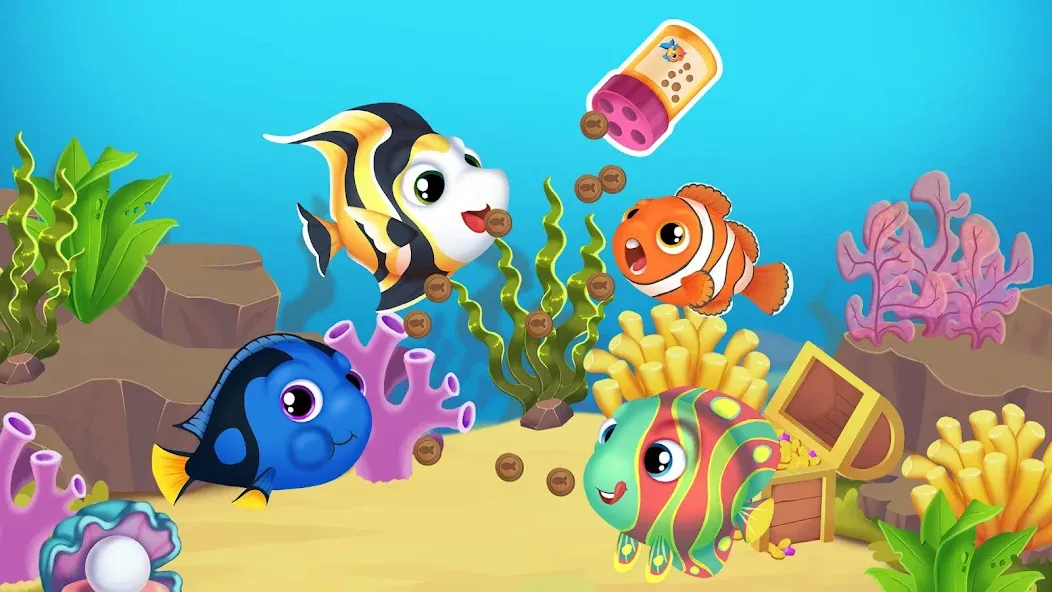 Скачать взлом Baby Aquarium — Fish game  [МОД Меню] — стабильная версия apk на Андроид screen 5