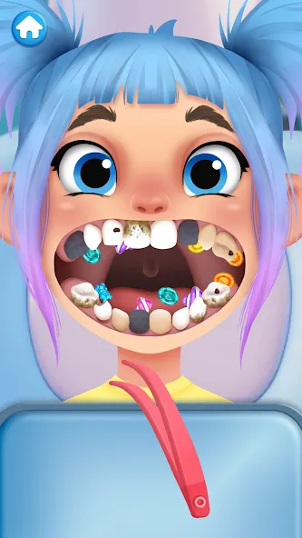 Скачать взломанную Dentist games  [МОД Menu] — полная версия apk на Андроид screen 1