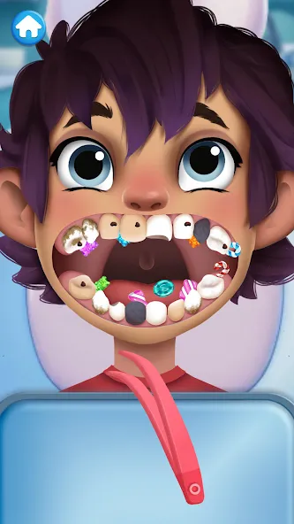 Скачать взломанную Dentist games  [МОД Menu] — полная версия apk на Андроид screen 2