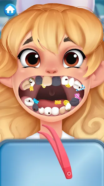 Скачать взломанную Dentist games  [МОД Menu] — полная версия apk на Андроид screen 3