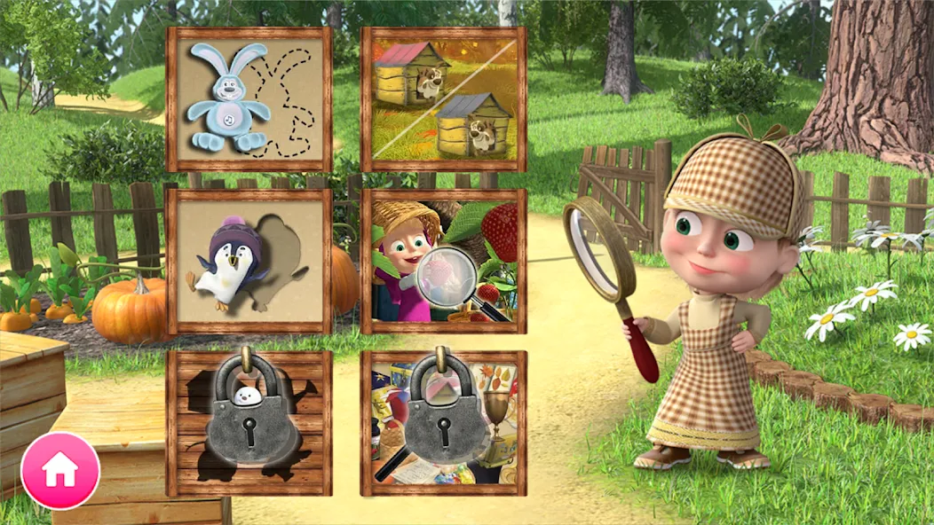 Скачать взлом Masha and the Bear Educational  [МОД Много денег] — стабильная версия apk на Андроид screen 1