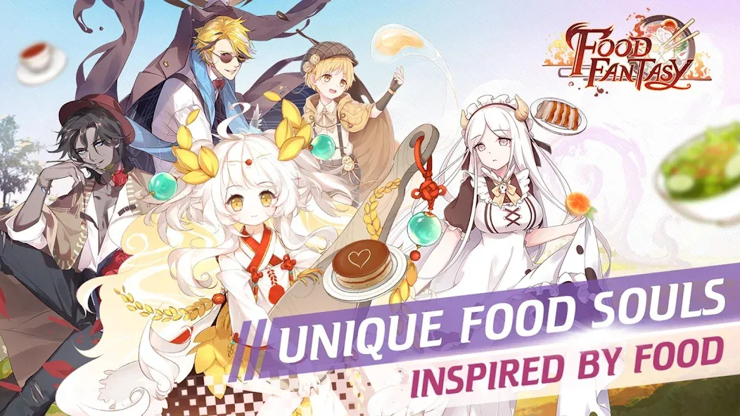 Взломанная Food Fantasy (Фуд Фэнтези)  [МОД Menu] — последняя версия apk на Андроид screen 1