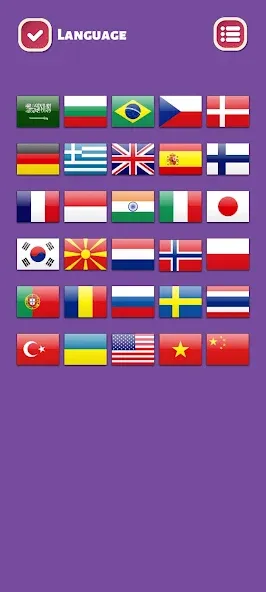 Скачать взломанную Country Flags World Quiz Game  [МОД Unlocked] — полная версия apk на Андроид screen 4