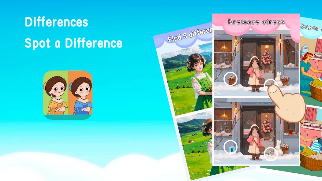 Скачать взлом Differences: Spot a Difference (Диференсес)  [МОД Бесконечные деньги] — стабильная версия apk на Андроид screen 5