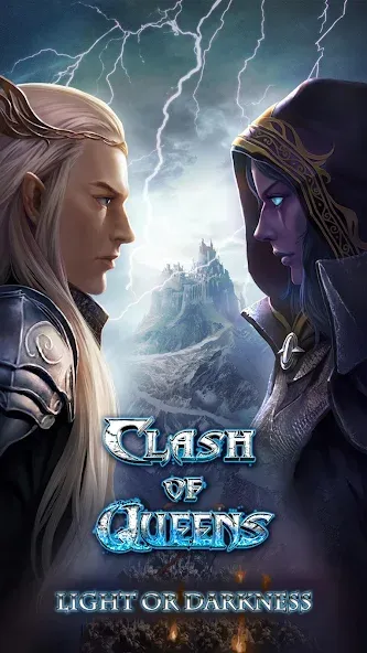 Скачать взломанную Clash of Queens: Light or Dark (Клаш оф Квинс)  [МОД Бесконечные монеты] — последняя версия apk на Андроид screen 1