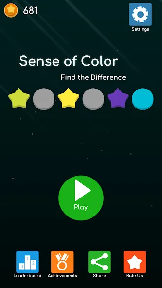 Скачать взлом Sense of Color — Find the Diff  [МОД Mega Pack] — полная версия apk на Андроид screen 1