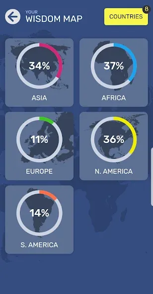 Взломанная Map Quiz World Geography (Мап Квиз Всемирная География)  [МОД Все открыто] — стабильная версия apk на Андроид screen 1