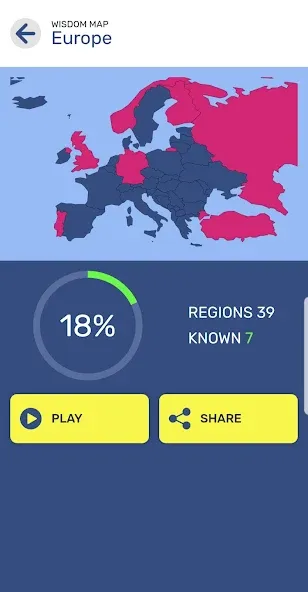 Взломанная Map Quiz World Geography (Мап Квиз Всемирная География)  [МОД Все открыто] — стабильная версия apk на Андроид screen 4