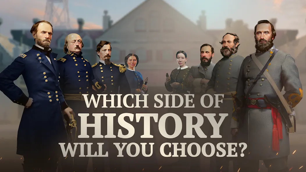 Скачать взлом War and Peace: Civil War  [МОД Бесконечные монеты] — полная версия apk на Андроид screen 1