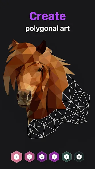 Взлом Polygon — Art Coloring Book (Полигон)  [МОД Много денег] — стабильная версия apk на Андроид screen 4