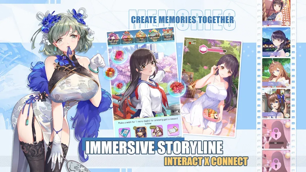 Взлом Lost in Paradise:Waifu Connect (Лост ин Парадайз)  [МОД Menu] — последняя версия apk на Андроид screen 3