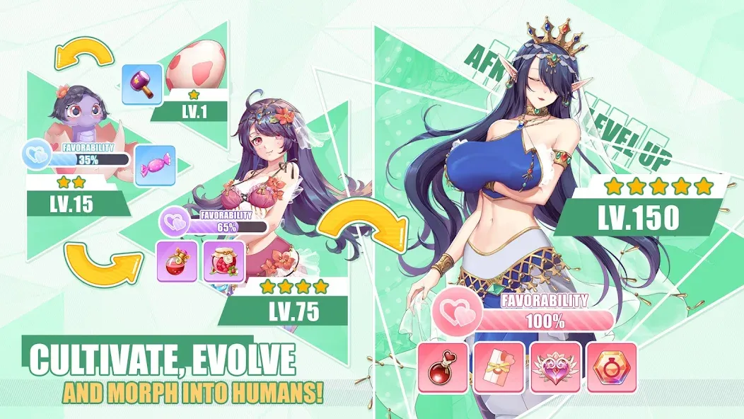 Взлом Lost in Paradise:Waifu Connect (Лост ин Парадайз)  [МОД Menu] — последняя версия apk на Андроид screen 4