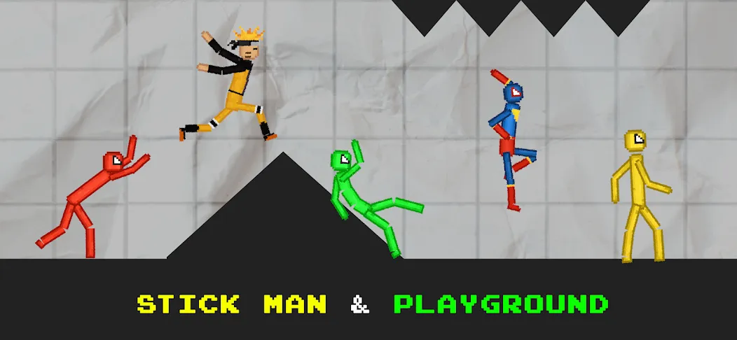 Взлом Stickman Playground (тикман Плейграунд)  [МОД Mega Pack] — стабильная версия apk на Андроид screen 3