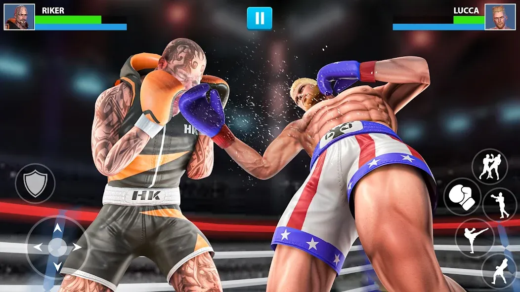 Скачать взлом Punch Boxing Game: Ninja Fight  [МОД Бесконечные монеты] — полная версия apk на Андроид screen 2