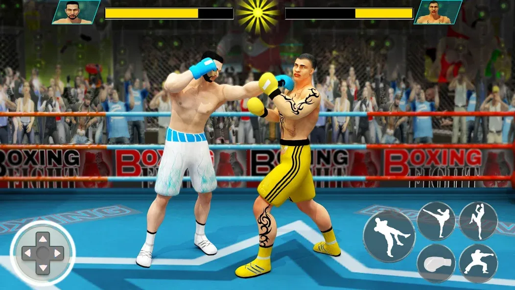 Скачать взлом Punch Boxing Game: Ninja Fight  [МОД Бесконечные монеты] — полная версия apk на Андроид screen 4