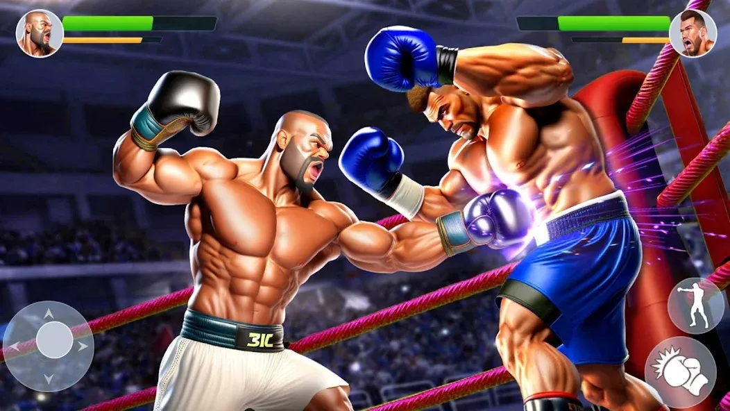 Скачать взломанную Boxing Heros: Fighting Games (Тэг Боксинг Игры)  [МОД Unlocked] — стабильная версия apk на Андроид screen 1