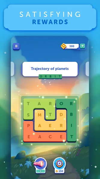 Скачать взломанную Word Lanes: Relaxing Puzzles (Ворд Лейнс)  [МОД Бесконечные деньги] — стабильная версия apk на Андроид screen 3