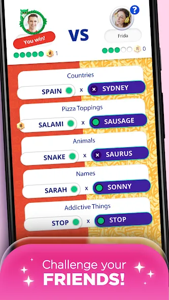 Скачать взломанную Stop 2 — Word Trivia Game  [МОД Все открыто] — последняя версия apk на Андроид screen 2