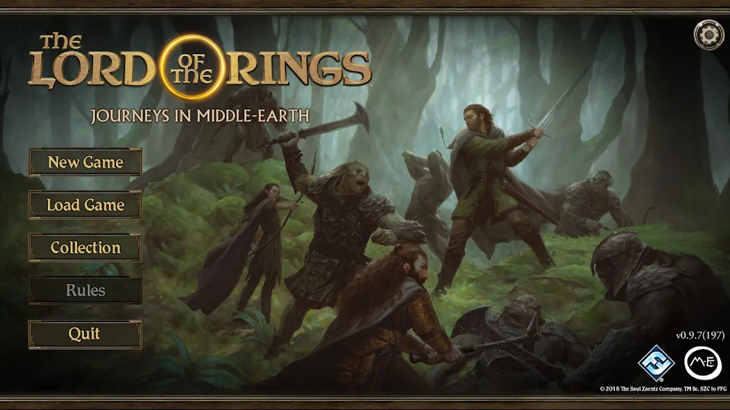 Скачать взломанную Journeys in Middle-earth (Зе Лорд оф зе Рингс)  [МОД Menu] — полная версия apk на Андроид screen 1