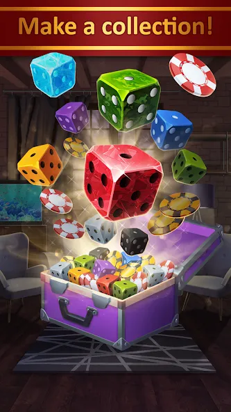 Скачать взломанную Farkle — Zonk Dice Game  [МОД Unlocked] — полная версия apk на Андроид screen 1