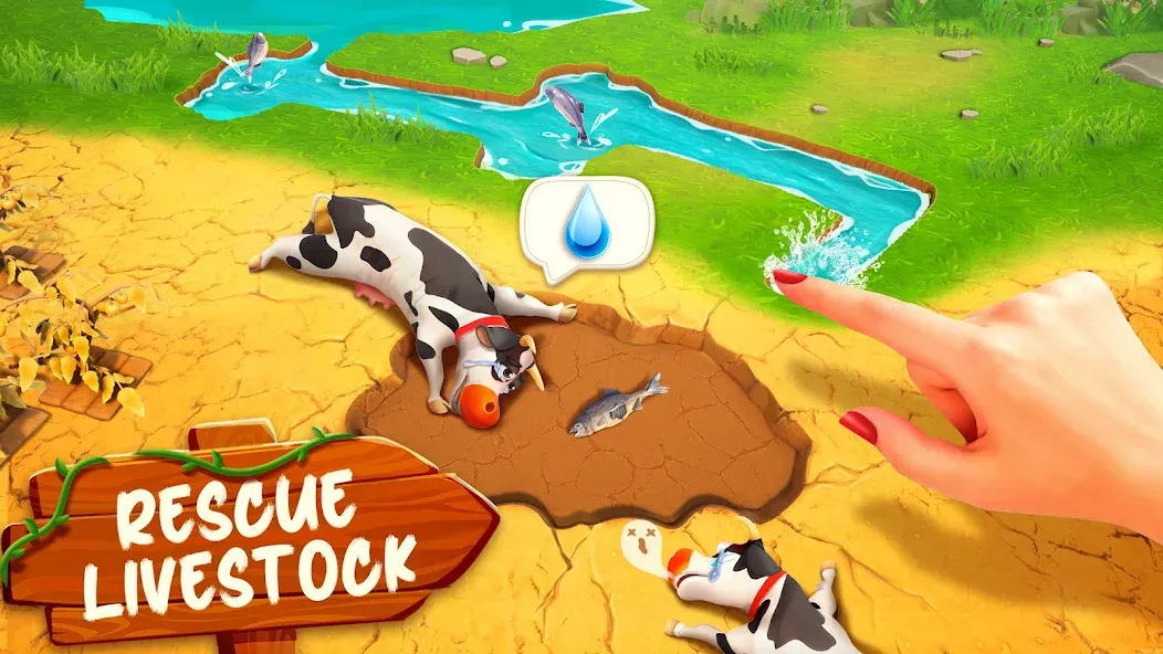 Взломанная Family Farm Adventure (Семейное фермерское приключение)  [МОД Mega Pack] — последняя версия apk на Андроид screen 5