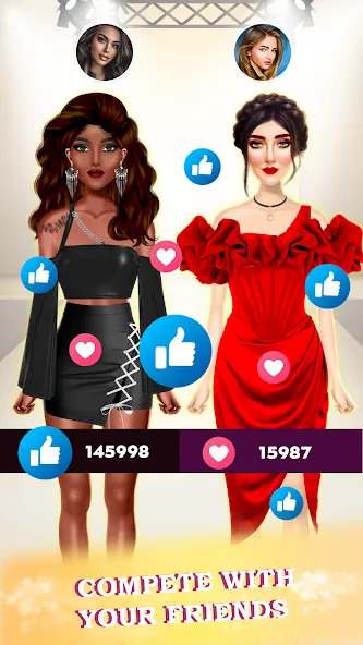 Взломанная Super Stylist: Dress Up Games  [МОД Бесконечные деньги] — стабильная версия apk на Андроид screen 2