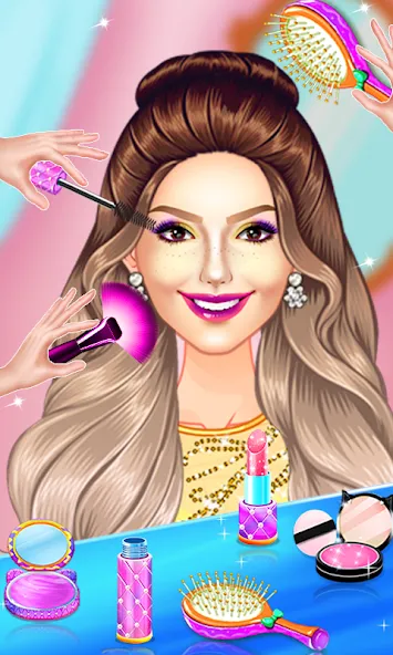 Скачать взлом Makeup idol:Doll makeover 2024 (Роял Долл)  [МОД Menu] — стабильная версия apk на Андроид screen 2