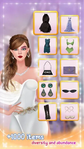 Взломанная Fashion Stylist: Dress Up Game (Фэшн стилист)  [МОД Бесконечные деньги] — последняя версия apk на Андроид screen 1