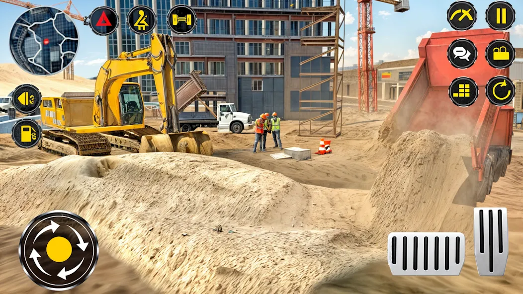 Скачать взломанную Heavy Excavator Simulator PRO (Хеви Экскавейтор Симулятор ПРО)  [МОД Меню] — полная версия apk на Андроид screen 4