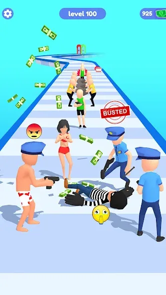 Скачать взлом Thief Run Race 3D: Fun Race  [МОД Много монет] — стабильная версия apk на Андроид screen 4