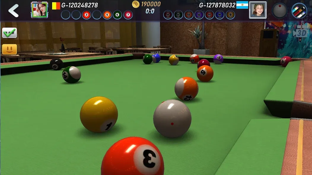 Скачать взлом Real Pool 3D 2 (Риал Пул 3Д 2)  [МОД Меню] — последняя версия apk на Андроид screen 1