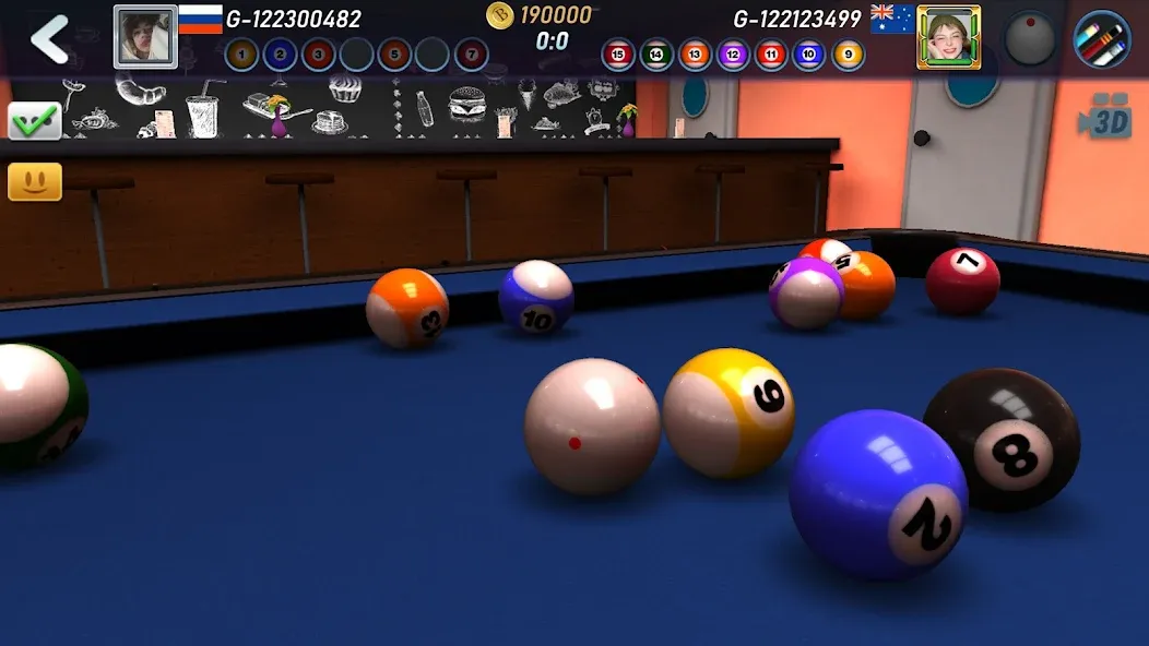 Скачать взлом Real Pool 3D 2 (Риал Пул 3Д 2)  [МОД Меню] — последняя версия apk на Андроид screen 5