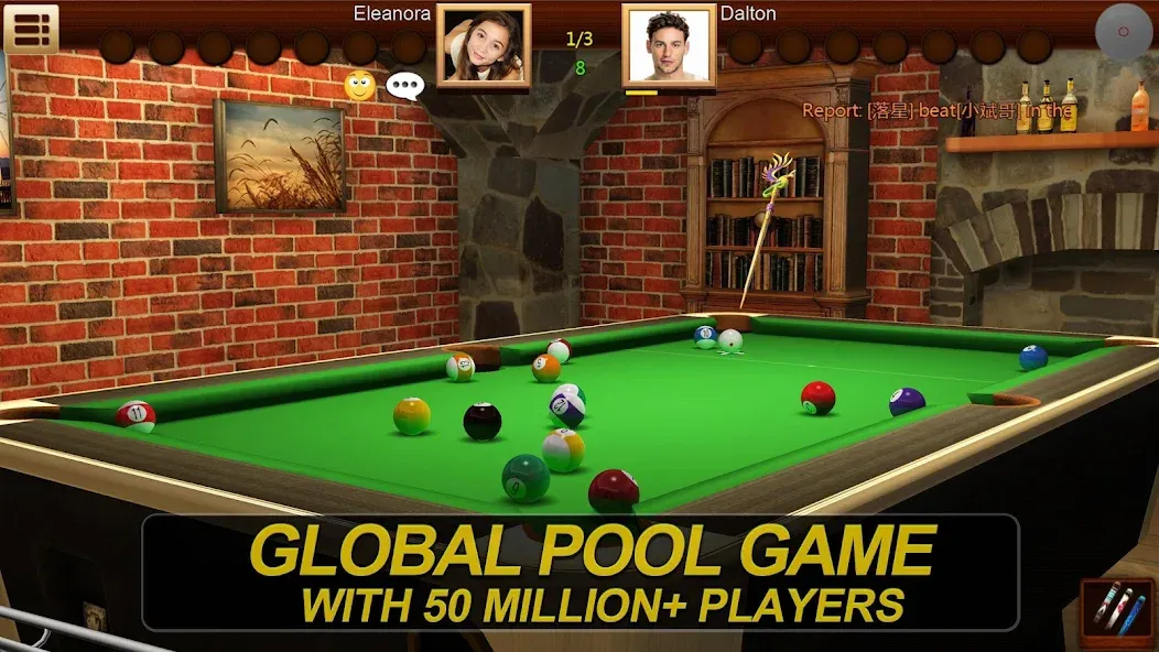 Скачать взлом Real Pool 3D Online 8Ball Game (Реал Пул 3Д Онлайн 8Бол Гейм)  [МОД Menu] — последняя версия apk на Андроид screen 5