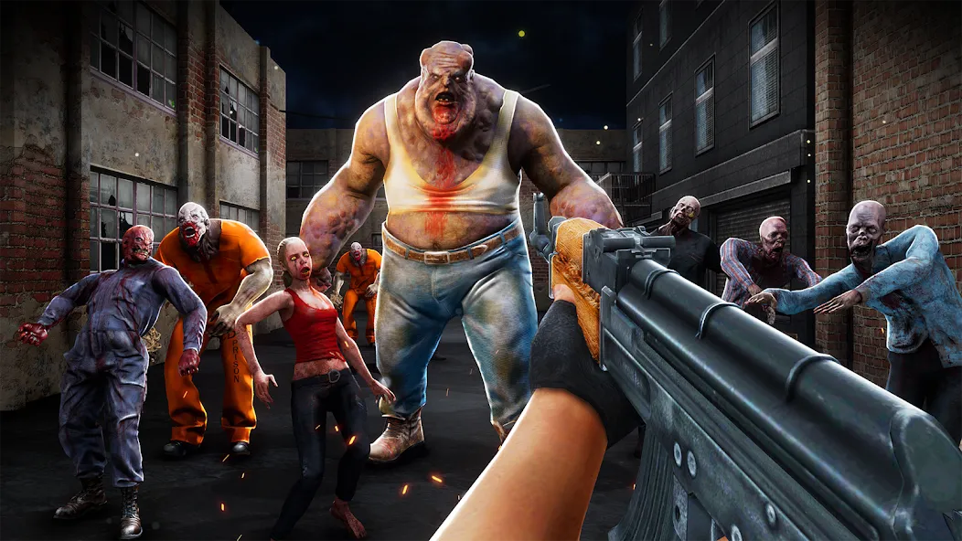 Скачать взломанную Zombination — FPS Zombie Games (Зомбинация)  [МОД Бесконечные деньги] — последняя версия apk на Андроид screen 4