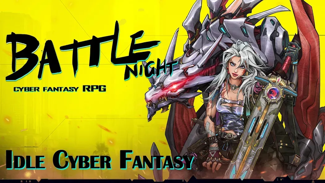 Взлом Battle Night: Cyberpunk RPG (Бэтл Найт)  [МОД Бесконечные монеты] — полная версия apk на Андроид screen 1